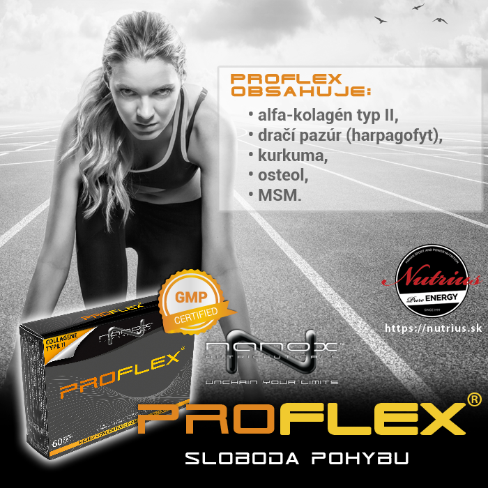 Nanox Proflex je komplexný produkt na kĺbovú výživu